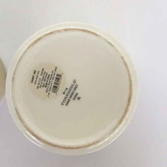 THRESHOLD CERAMIC CANISTER CANDY COOKIE JAR - Picture 6 of 11